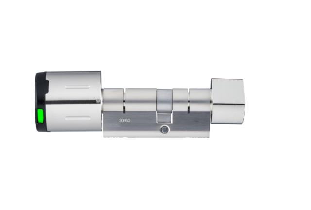 E-cilinder Classic | 30/60mm | E-knop Buiten | Mechanische Knop Binnen | Eenzijdige Controle | IP65