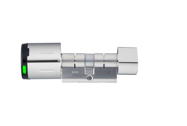 E-cilinder Classic | 40/50mm | E-knop Buiten | Mechanische Knop Binnen | Eenzijdige Controle | IP65